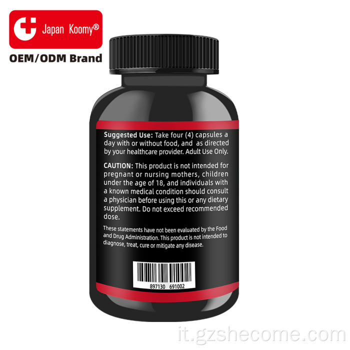 Shecome Nitric Oxide Booster Capsule Supporto muscolare